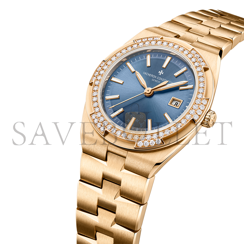 VACHERON CONSTANTIN OVERSEAS QUARTZ 33 MM PINK GOLD WATCH 1225V/200R-H015